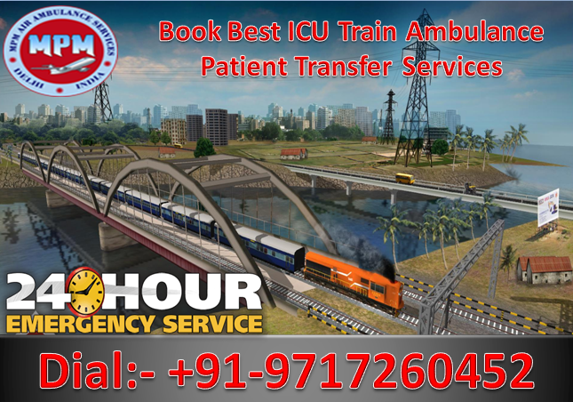 mpm delhi train ambulance patient transfer services 01
